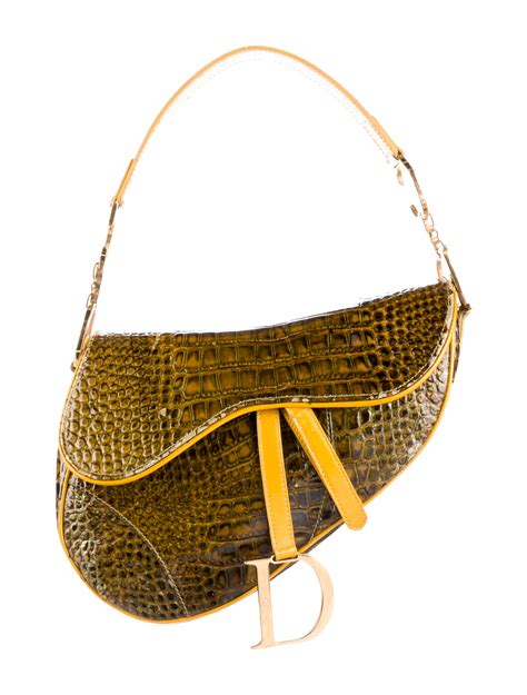 crocodile dior bag
